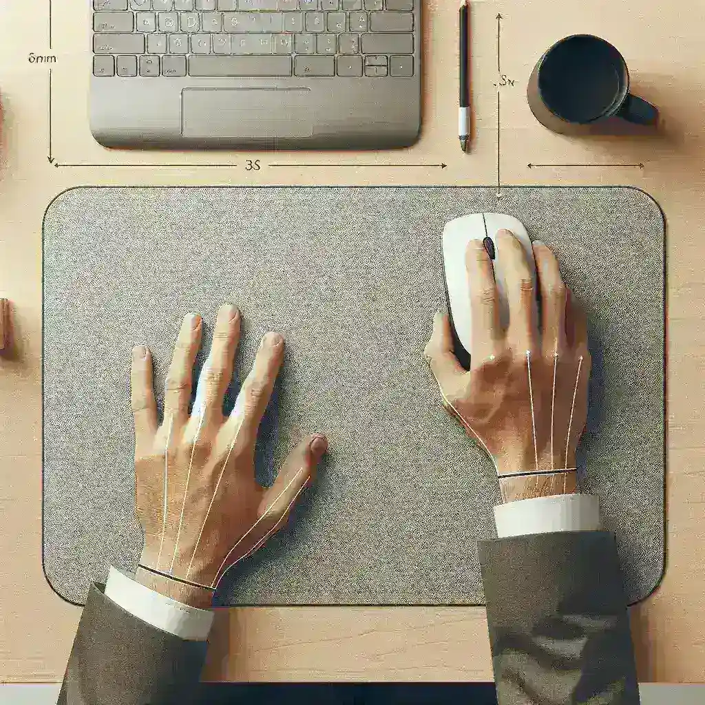 ¿Cómo ayuda un reposamuñecas de ratón a mantener una postura ergonómica?